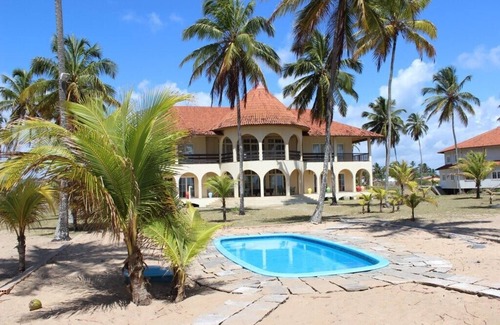 Barra do Sirinhaem Casa | Cerca de la playa de ovejas, Casa frente al agua, 09 suites, dos piscinas,
