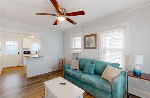 Kure Beach Cabaña | Coastal cottage with short walk to the beach and fishing pier