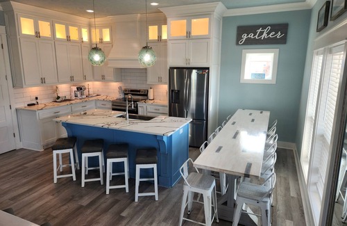 Port Bolivar Casa | Coastal Getaway w/ Pool, Hot Tub, Deck, Ocean View, Beach Sands 1 New Construction Private Pool/Hot