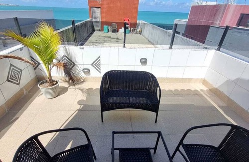 Bessa Apartamento | Cobertura Duplex Pé na Areia na Praia do Bessa
