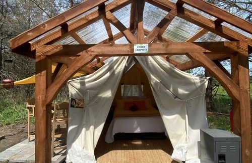 Hepworth Alquiler De RV | Cohen Glamping Tent, Hepworth, 3 Wooded Acres