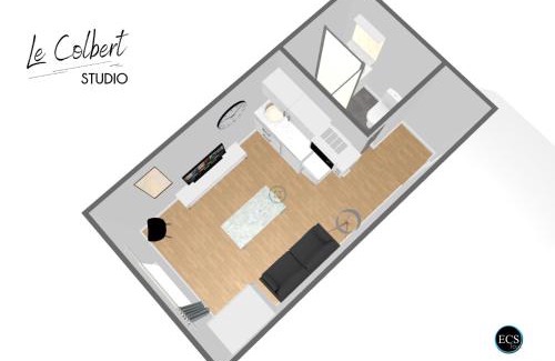 Cathedrale Apartamento | "Colbert Studio" Cœur de Ville - Cathédrale Saint Gatien