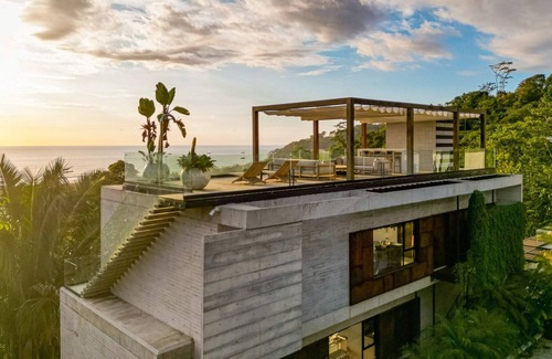 Santiago Casa | Colina Grande: Brand New, Luxury 7 Bedroom Villa Above Playa Hermosa