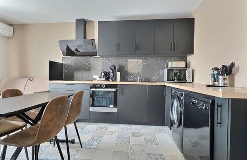 Moyen-Vernet Apartamento | Collioure Cinéma-Apartamento-Familiar-Baño en la habitacion-Vista al Jardín
