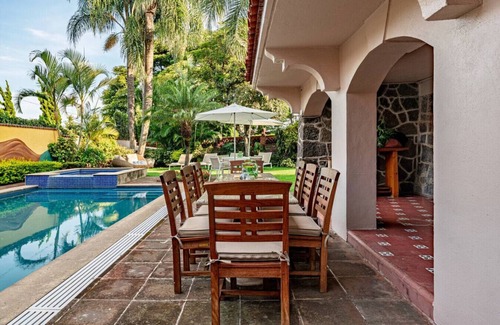 Tlaltenango Casa | Colonial Getaway with Pool, Hot Tub, and Lush Garden for Relaxation