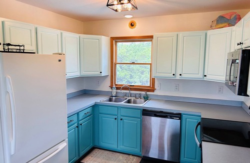 Carova Beach Casa | Colorful Carova Beach Oasis. Pet friendly with a Pool! 4x4
