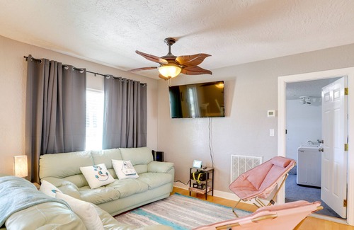 Disston Heights Casa | Colorful Coastal Home w/ Pool, 6 Mi to Beach!
