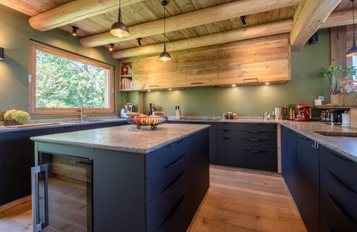 Combloux Chalet De Esquí | Combloux/Megeve Exceptional new Stunning Vue 180 d spa Mont-Blanc views