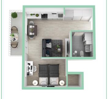 Turku Harbour Casa | Come in! "Harppuuna" Two rooms for two persons next to Turunlinna!