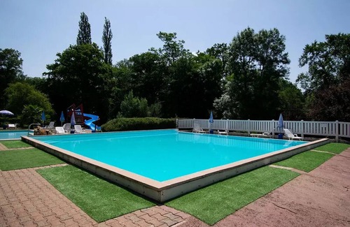 Saint-Honore-les-Bains Casa | Mobilheim Komfort 2 Schlafzimmer klimatisierte 4 Personen