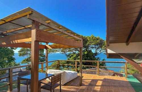 Morro de Sao Paulo Apartamento | Comfortable Apartment with Sea View in the middle of Nature,
