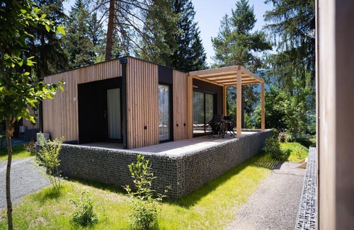 Presseggen Chalet De Esquí | Cómodo chalet con aire acondicionado, en un parque de vacaciones cerca de Pressegger See