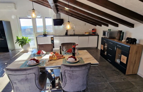 Praputnjak Villa | Comfortable Croatian villa with pool, billiard, basketball court, darts, bicycle