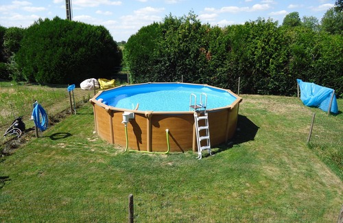 Brigueil-le-Chantre Casa | Cómoda, espaciosa casa rural con piscina