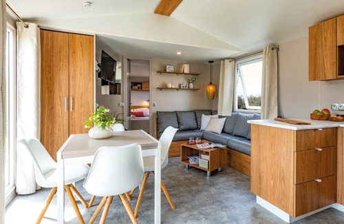 Colleville-sur-Mer Casa | Comfortable mobile home in 3-star campsite, direct access to the sea