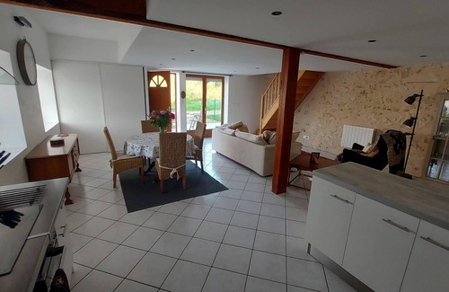 Verdelais Casa | Comfortable house with view on the vineyard slopes. Large living room of 50 m2