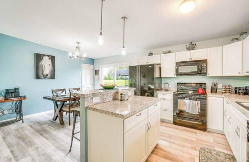 Lairdsville Casa | Comfortable Muncy Home w/ Serene Views!