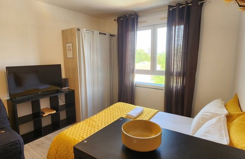 Metz Apartamento | Estudio-Apartamento-Baño con ducha-Vista al patio-Le Bellecroix