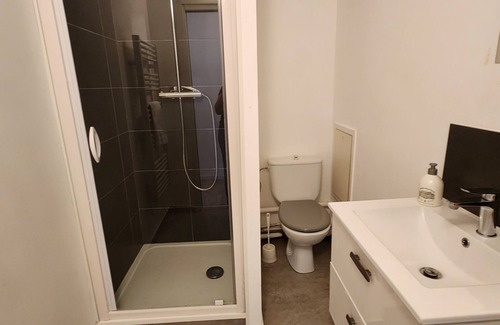 Metz Apartamento | Estudio-Apartamento-Baño con ducha-Vista al patio-Le Bellecroix