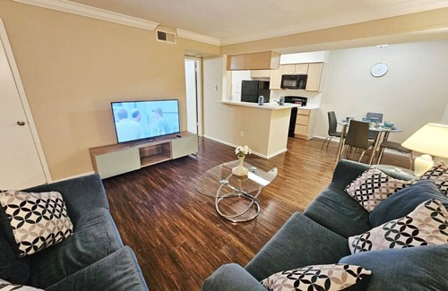 Astrodome Apartamento | Comfy 2Bed/2Bath by Medical Center & NRG Stadium