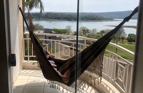 Caldas Novas Apartamento | Complete apartment with the most incredible view of corumbá lake