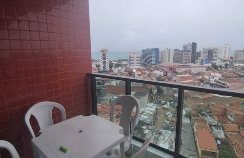 Poco Apartamento | Complete apartment with balcony and sea view in Maceió
