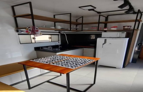 Pinheirinho Apartamento | Complete 18 m² studio in a container with thermal insulation, excellent location