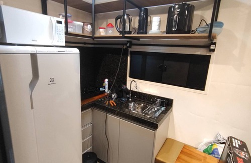 Pinheirinho Apartamento | Complete 18 m² studio in a container with thermal insulation, excellent location