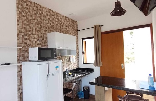 Caraguatatuba Chalet De Esquí | Complete Chalet with private kitchen in Gated Community for Couples💙 1st floor
