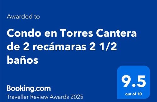 La Paz Apartamento | Condo en Torres Cantera de 2 recámaras 2 1/2 baños