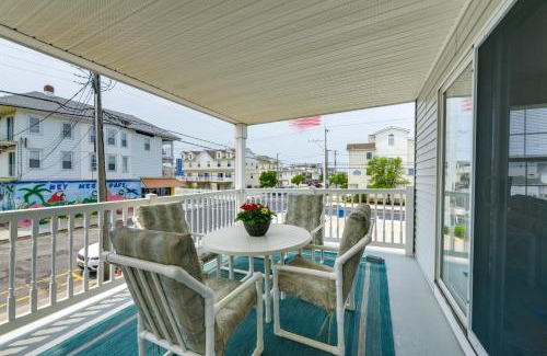 Wildwood Apartamento | Condo with Deck Walk to Beach and Convention Center!