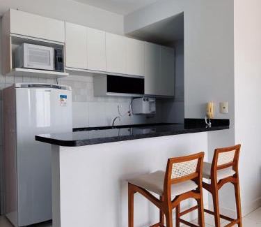 Goiania Apartamento | Condomínio com Vista Incrível, piscina e academia no Setor Bueno - Santorini 2610