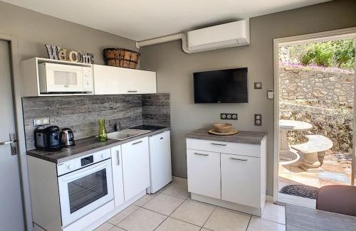 Condrieu Apartamento | Condrieu, le Châtillon au cœur du vignoble belle vue sur vallée du Rhône