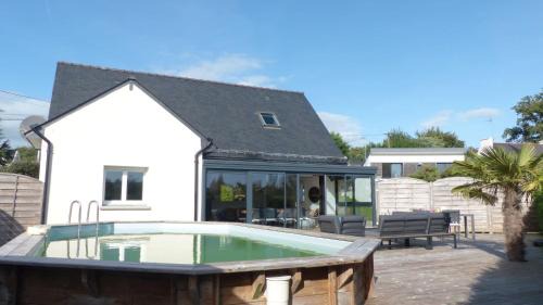 Larmor-Baden Casa | Confortable maison avec piscine a Larmor Baden