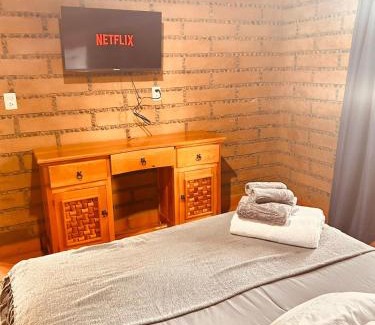 Santo Domingo Casa | Confortables cabañas con alberca y vistas a las montañas