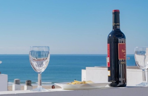 Conil de la Frontera City Center Cabaña | Casa en Conil pueblo con azotea y amplias vistas al mar
