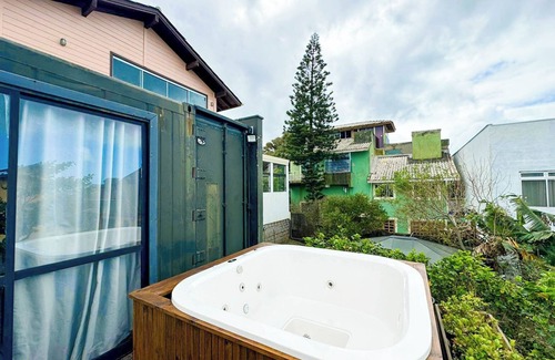 Campeche Sul Casa | Container com vista para o mar e jacuzzi SUL11