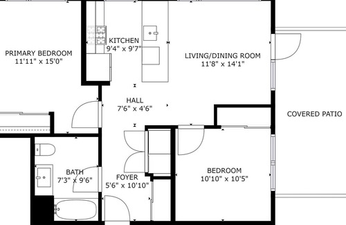 Uptown Apartamento | Contemporary 2 BR Apartment in Portland + Parking