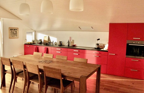Anzere Apartamento | Gran dúplex contemporáneo (200 m2) al pie de las pistas con vistas panorámicas.