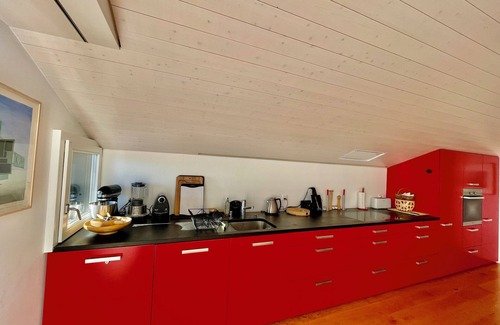Anzere Apartamento | Gran dúplex contemporáneo (200 m2) al pie de las pistas con vistas panorámicas.