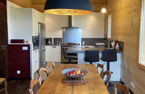 Les Mosses Chalet De Esquí | Contemporary chalet, panoramic view