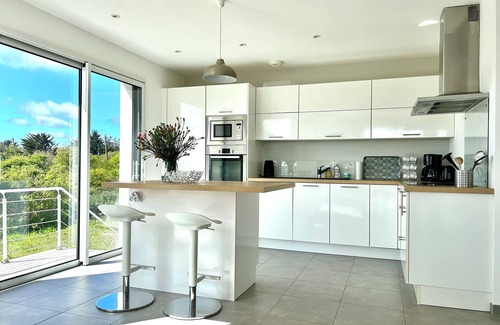 Camaret-sur-Mer Villa | casa contemporánea de 160 m2,8 a 9 personas, vistas al mar
