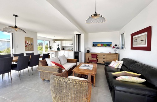 Camaret-sur-Mer Villa | casa contemporánea de 160 m2,8 a 9 personas, vistas al mar