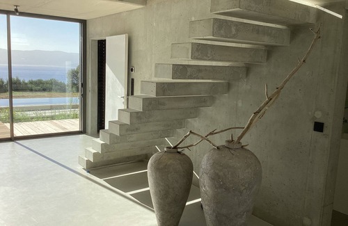 Serra-di-Ferro Villa | Contemporary villa sea view heated pool