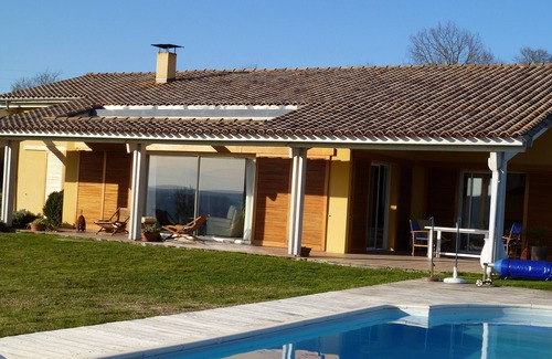 Saint-Cyprien Casa | Villa contemporánea con impresionantes vistas al valle, piscina, asegura tranquilas