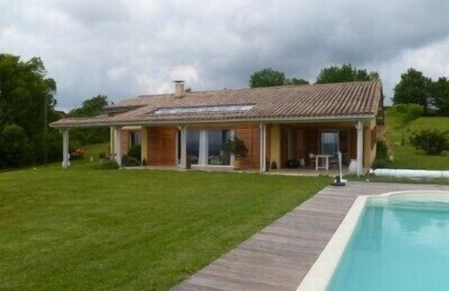 Saint-Cyprien Casa | Villa contemporánea con impresionantes vistas al valle, piscina, asegura tranquilas
