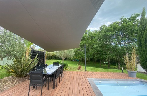 Vannes Casa | Villa contemporánea con piscina privada cerca del puerto de Vannes