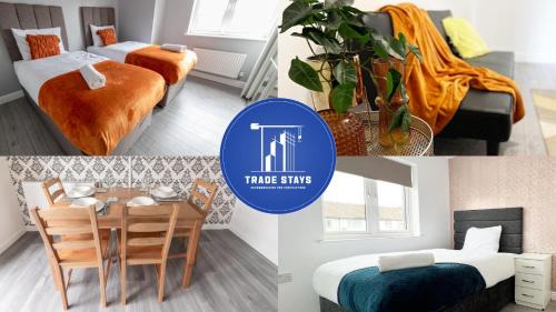 Luton Apartamento | Contractor-Ready House - Bright, Spacious, and Free WiFi Included!