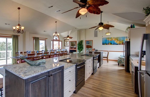 Ocean Sands Casa | Corolla Paradise, 10 habitaciones, 10 baños, entorno privado. 3 minutos a pie de playa