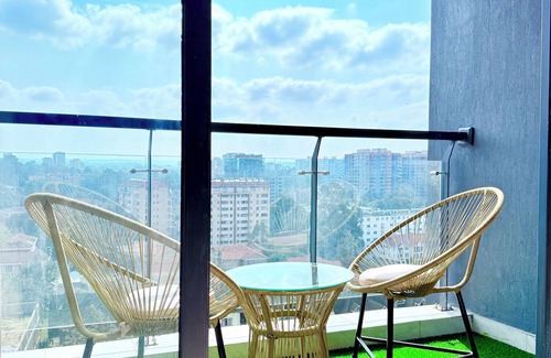 Thompson Estate Apartamento | Cosy 1 br furnished rental near Junction mall in Lavington area Nairobi city.
